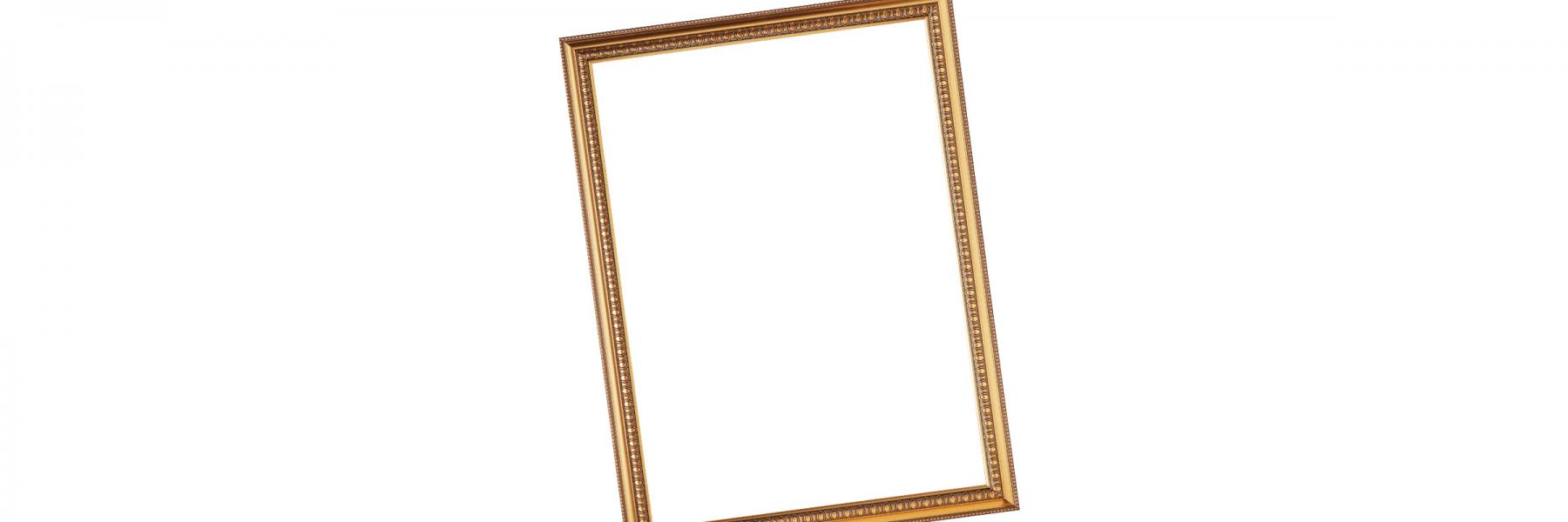 gilded portrait frame